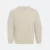 Ss16 crew neck sweatshirt beige cream colour view