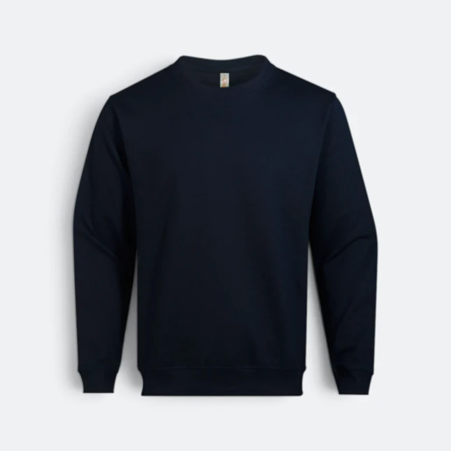 Ss16 crew neck sweatshirt black colour view