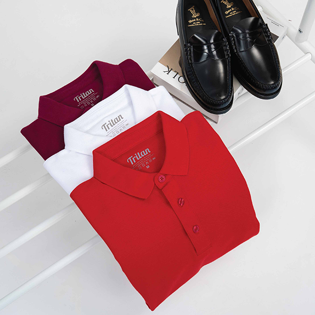 TT02 Tritan Premium CVC Combed Cotton Polo Model 2 Tt02 tritan premium cvc combed cotton polo worn by model