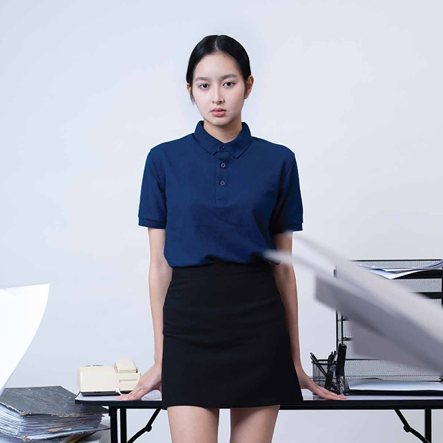 TT02 Tritan Premium CVC Combed Cotton Polo Model 5 Tt02 tritan premium cvc combed cotton polo worn by model