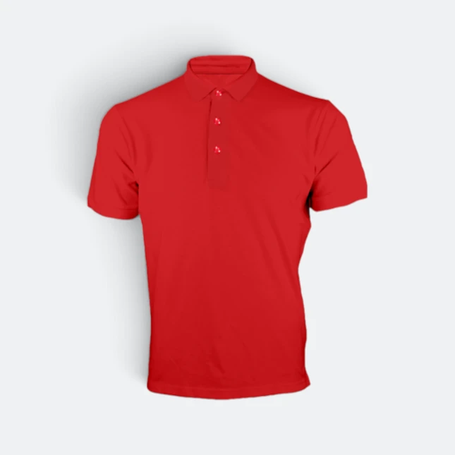 TT02 Tritan Premium CVC Combed Cotton Polo Red Tt02 tritan premium cvc combed cotton polo red colour view
