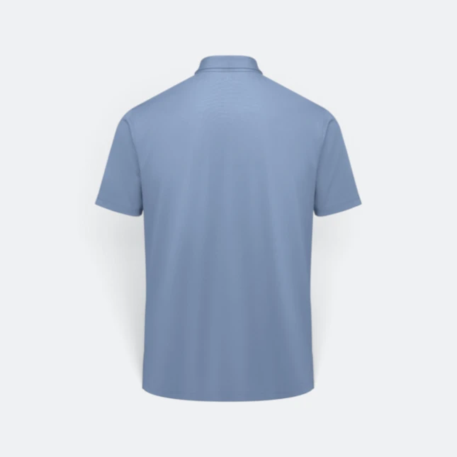 TT03 Tritan Premium Tencel Roma Polo Blue Tt03 tritan premium tencel roma polo blue back view