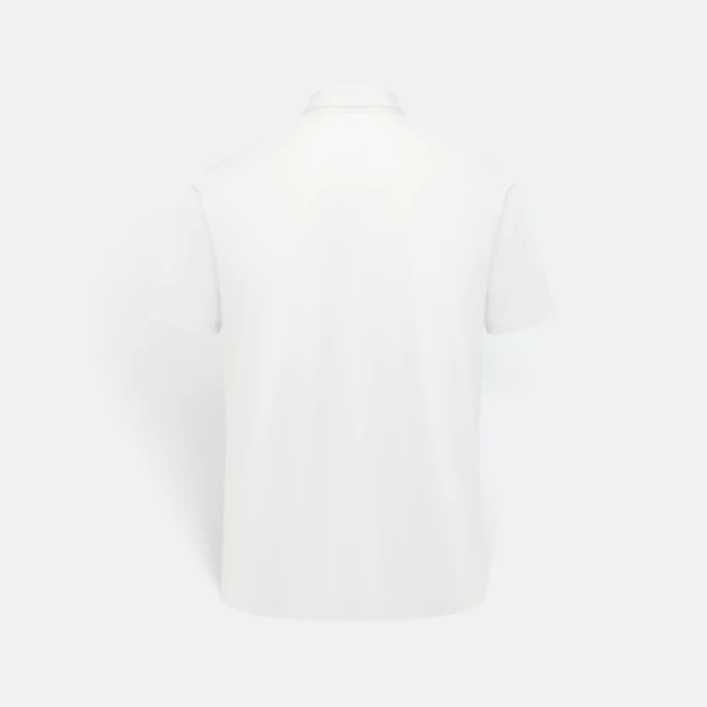 TT03 Tritan Premium Tencel Roma Polo White Tt03 tritan premium tencel roma polo white back view