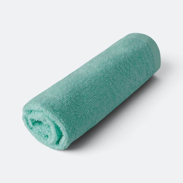 Tw09 cotton hand towel 12"x12" light green colour view