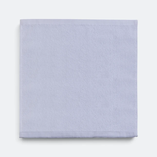 Tw09 cotton hand towel 12"x12" white full colour view