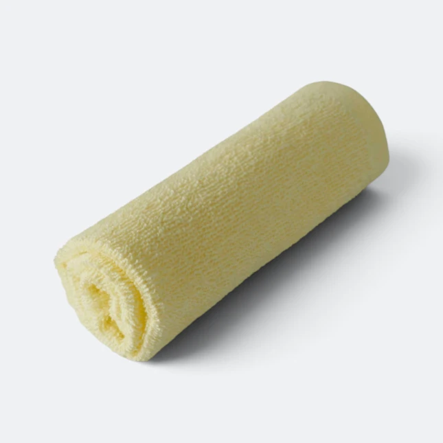 Tw09 cotton hand towel 12"x12" yellow colour view
