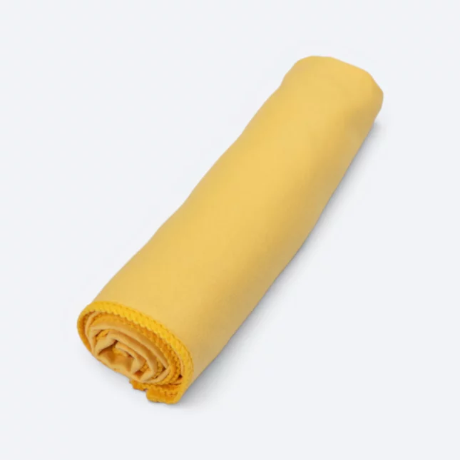 Tw10 polyester sport towel 14"x30" yellow colour view