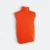 Vj06 full-zip sleeveless vest jacket orange colour view