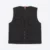 Vt03 sleeveless utility vest black colour view