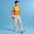 VT04 Sleeveless Safety Vest with Zip and Pockets Model 1 Vt04 sleeveless safety vest with zip and pockets worn by model