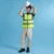 Vt05 short sleeve safety t-shirt with reflective tape worn by model