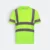 Vt05 short sleeve safety t-shirt with reflective tape neon yellow colour view
