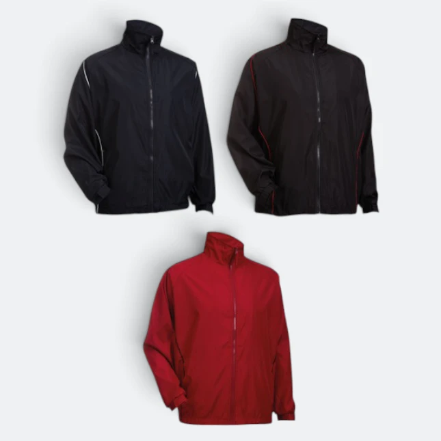 Wb05 full-zip windbreaker jacket solid colour all colours