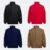 Wb07 full-zip windbreaker jacket with hidden hoodie all colours