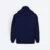 Wb07 full-zip windbreaker jacket with hidden hoodie navy pro back view