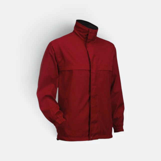 Wr01 full-zip reversible windbreaker 6 colourways maroon-black colour view