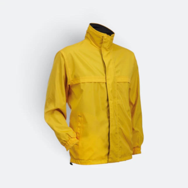 Wr01 full-zip reversible windbreaker 6 colourways yellow-black colour view