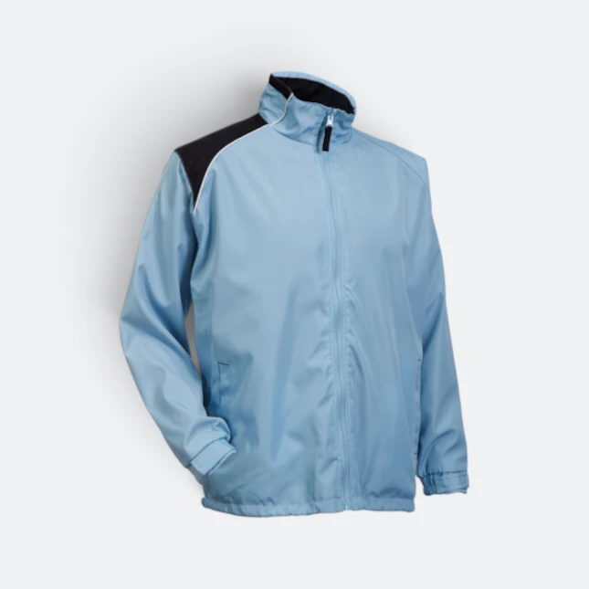 WR03 Full-Zip Reversible Windbreaker Colour on Black Light Blue-Navy Wr03 full-zip reversible windbreaker colour on black light blue-navy colour view