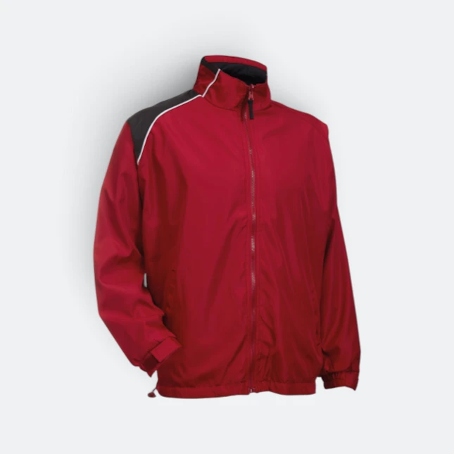 WR03 Full-Zip Reversible Windbreaker Colour on Black Maroon-Black Wr03 full-zip reversible windbreaker colour on black maroon-black colour view