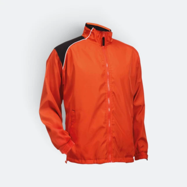 WR03 Full-Zip Reversible Windbreaker Colour on Black Orange-Black Wr03 full-zip reversible windbreaker colour on black orange-black colour view