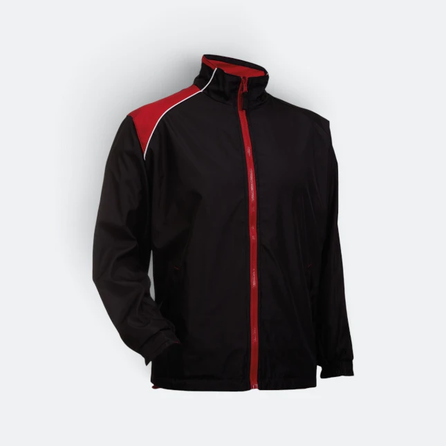 WR03 Full-Zip Reversible Windbreaker Colour on Black Red-Black Side Wr03 full-zip reversible windbreaker colour on black red-black side colour view