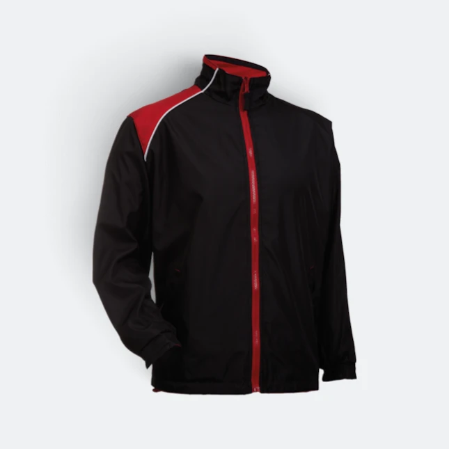 WR03 Full-Zip Reversible Windbreaker Colour on Black Red-Black other side Wr03 full-zip reversible windbreaker colour on black red-black other side colour view