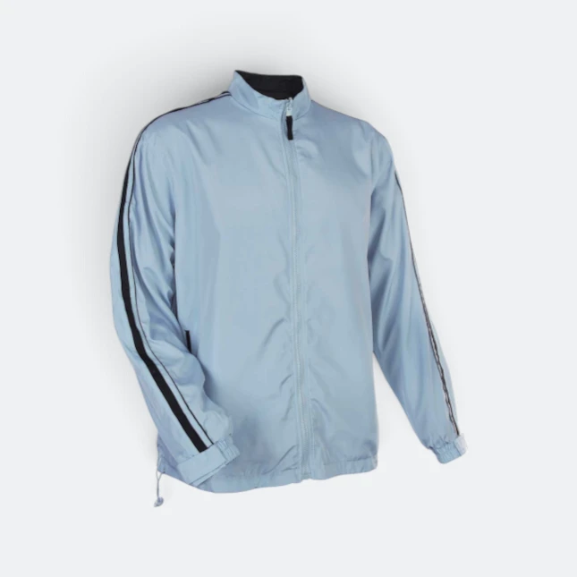 Wr04 full-zip reversible windbreaker bright colours light blue colour view