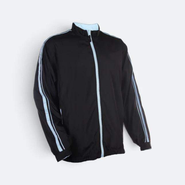 Wr04 full-zip reversible windbreaker bright colours light blue other side colour view