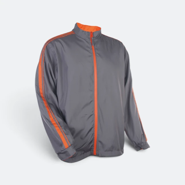 Wr04 full-zip reversible windbreaker bright colours orange other side colour view