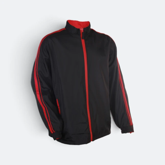 Wr04 full-zip reversible windbreaker bright colours red other side colour view