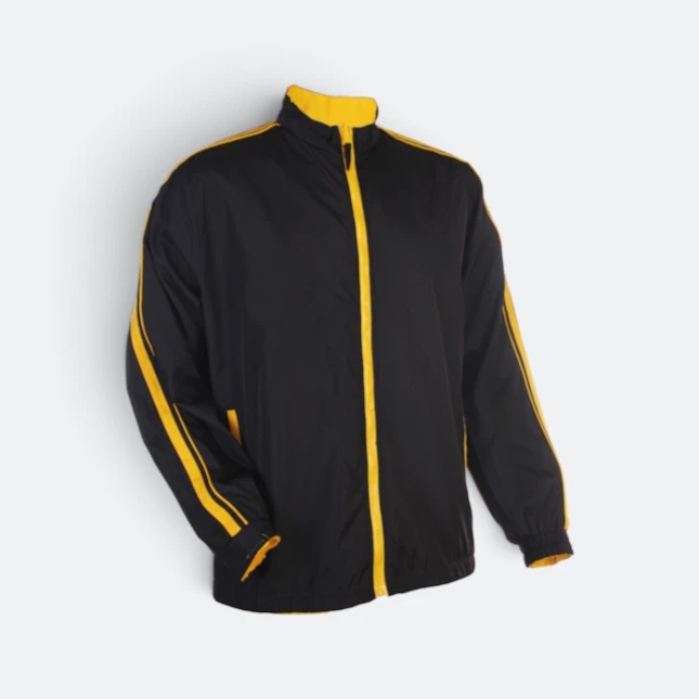 Wr04 full-zip reversible windbreaker bright colours yellow other side colour view