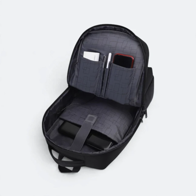 GBM9016 Tarko Laptop Backpack Black Interior Gbm9016 tarko laptop backpack black interior view