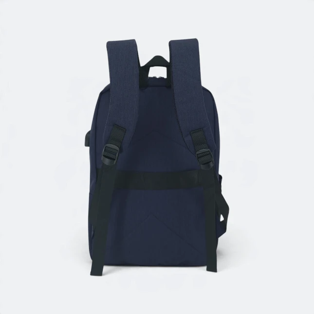 GBM9016 Tarko Laptop Backpack Navy BackView Gbm9016 tarko laptop backpack navy back view view