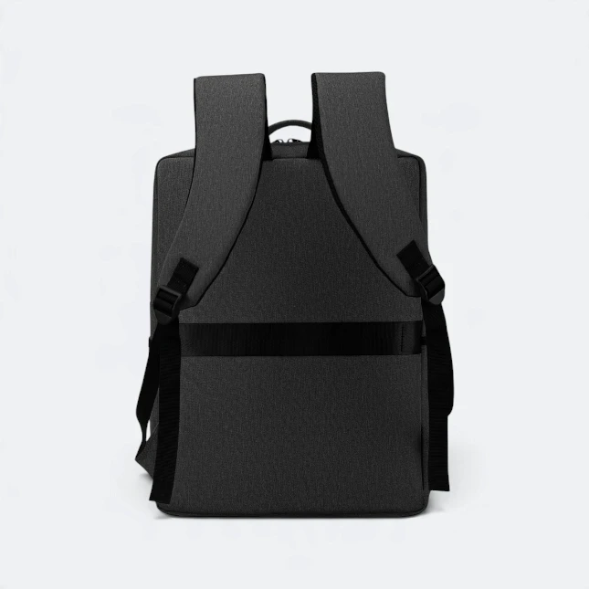 GBM9017 Vexa Laptop Backpack Black BackView Gbm9017 vexa laptop backpack black back view view