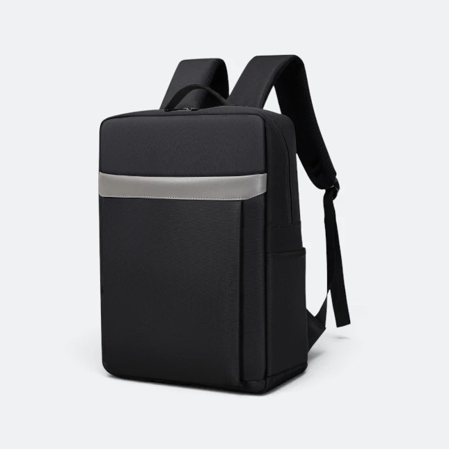 GBM9017 Vexa Laptop Backpack Black SideView Gbm9017 vexa laptop backpack black side view view