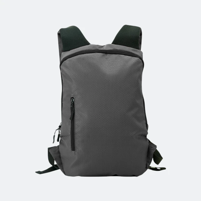 Gbm9019 plevo backpack grey front pocket view