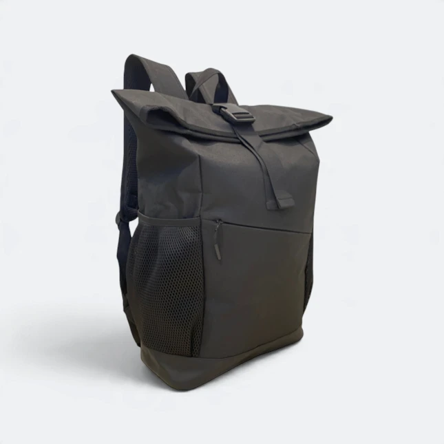 Gbm9037 rolto foldover laptop backpack side view view
