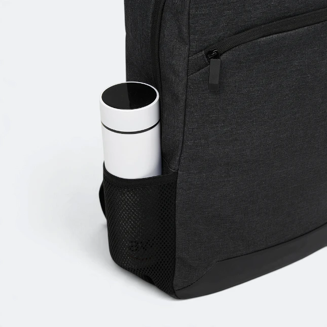 GBM9039 Tovo Laptop Backpack Black Bottle Pocket Gbm9039 tovo laptop backpack black bottle pocket view