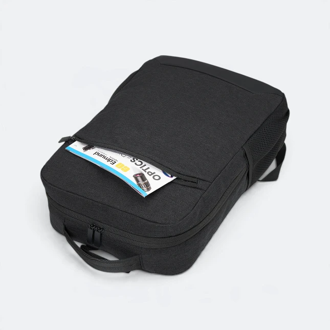 GBM9039 Tovo Laptop Backpack Black Front Pocket Gbm9039 tovo laptop backpack black front pocket view