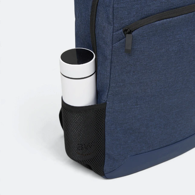 GBM9039 Tovo Laptop Backpack Navy Bottle Pocket Gbm9039 tovo laptop backpack navy bottle pocket view