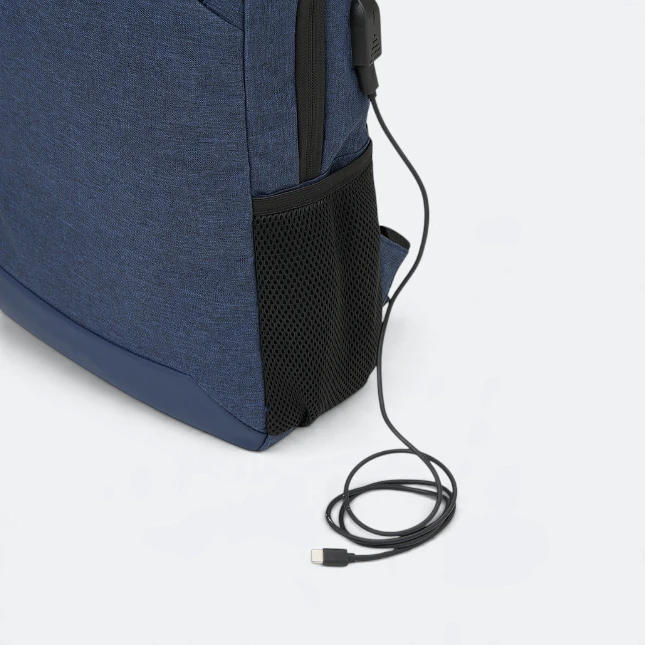 GBM9039 Tovo Laptop Backpack Navy USB Port Gbm9039 tovo laptop backpack navy usb port view