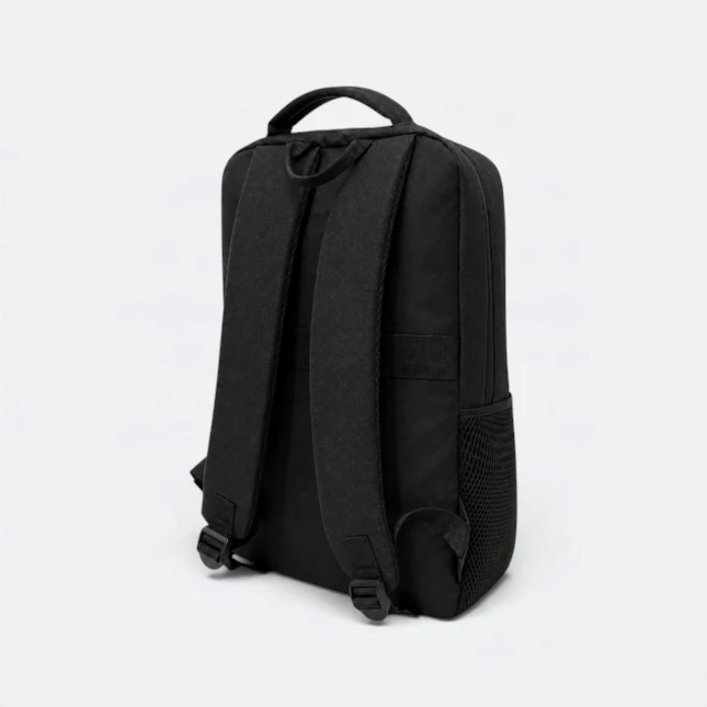 GBM9040 Slinko Laptop Backpack Black BackView Angle Gbm9040 slinko laptop backpack black back view angle view