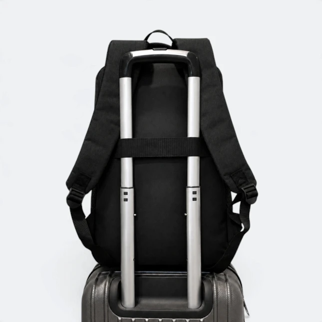 GBM9040 Slinko Laptop Backpack Black On Trolley Gbm9040 slinko laptop backpack black on trolley view