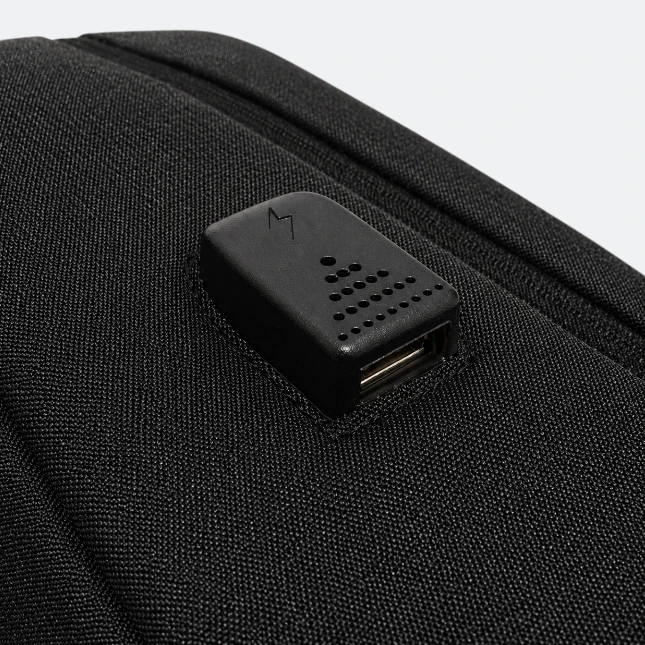 GBM9040 Slinko Laptop Backpack Black USB Port Gbm9040 slinko laptop backpack black usb port view