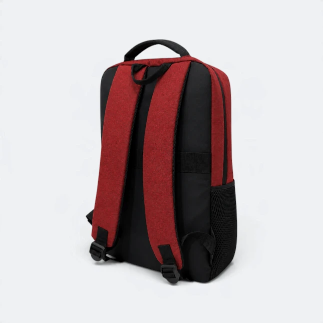 GBM9040 Slinko Laptop Backpack Red BackView Angle Gbm9040 slinko laptop backpack red back view angle view