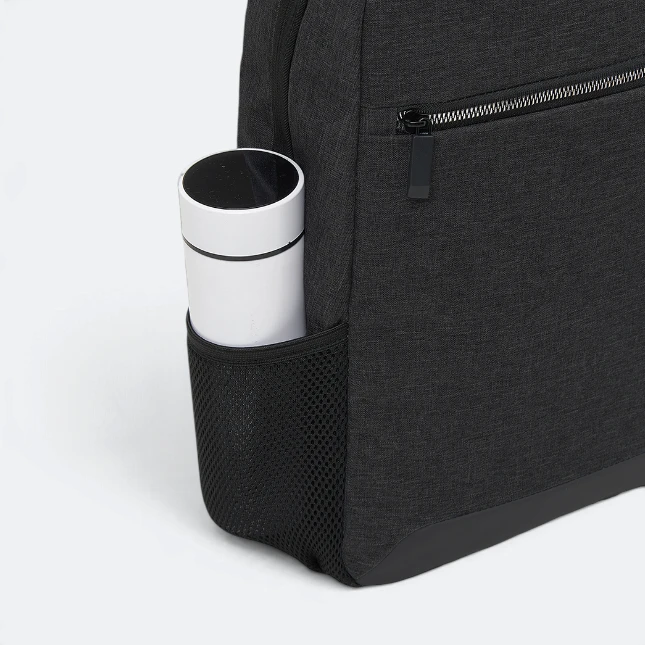 GBM9041 Kravo Laptop Backpack Black Bottle Pocket Gbm9041 kravo laptop backpack black bottle pocket view