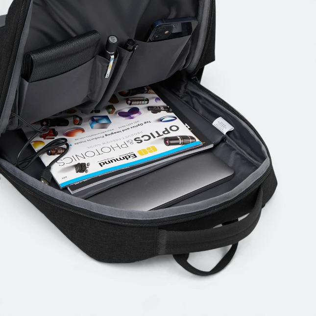GBM9041 Kravo Laptop Backpack Black Interior Gbm9041 kravo laptop backpack black interior view