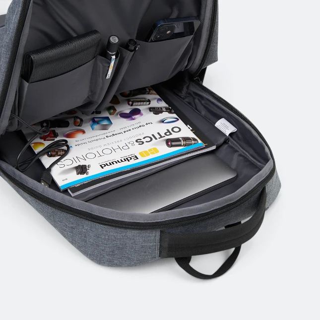 GBM9041 Kravo Laptop Backpack Grey Interior Gbm9041 kravo laptop backpack grey interior view