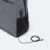 GBM9041 Kravo Laptop Backpack Grey USB Port Gbm9041 kravo laptop backpack grey usb port view
