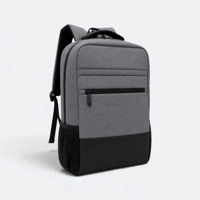 GBM9044 Nervo Laptop Backpack Grey SideView Gbm9044 nervo laptop backpack grey side view view